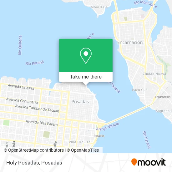 Holy Posadas map