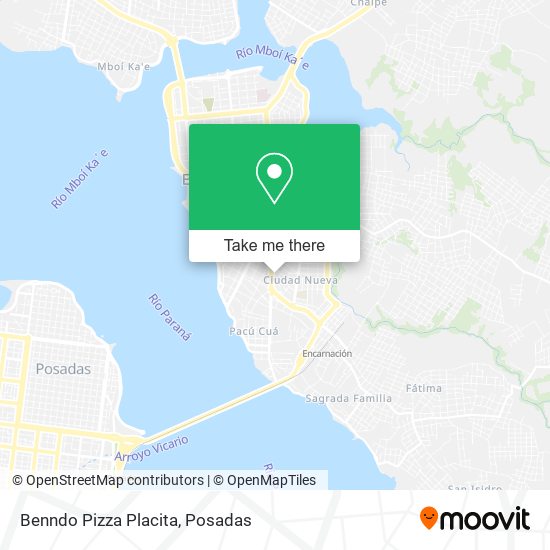 Mapa de Benndo Pizza Placita