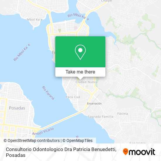 Consultorio Odontologico Dra Patricia Benuedetti map