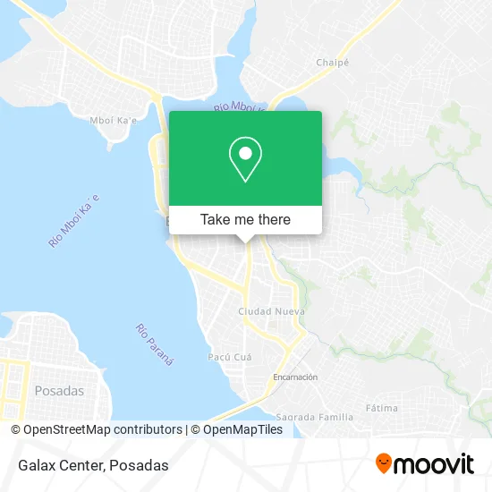 Galax Center map