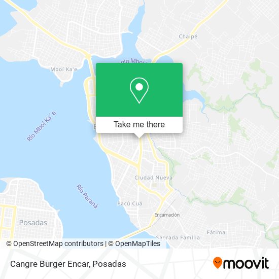 Cangre Burger Encar map