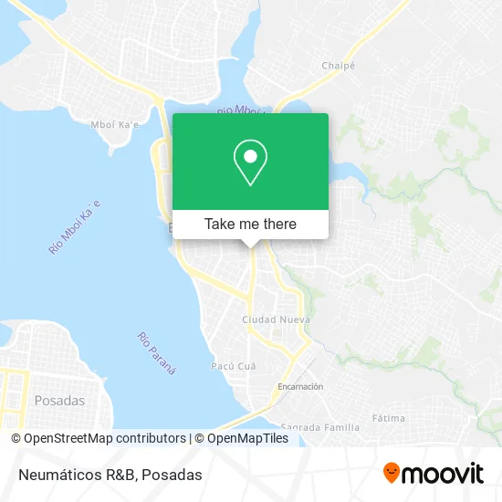 Neumáticos R&B map