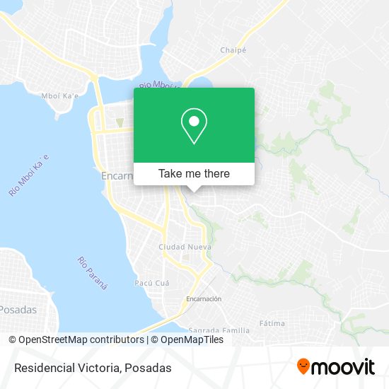 Residencial Victoria map