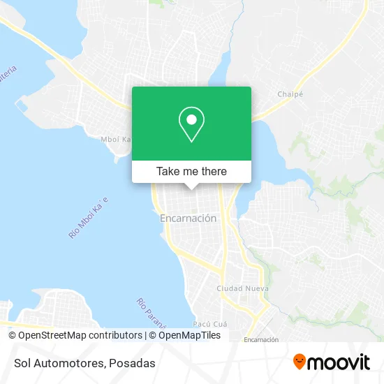 Sol Automotores map