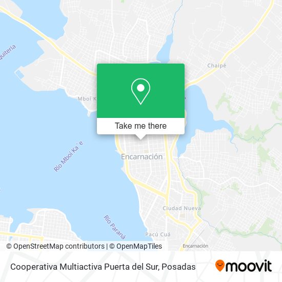 Cooperativa Multiactiva Puerta del Sur map