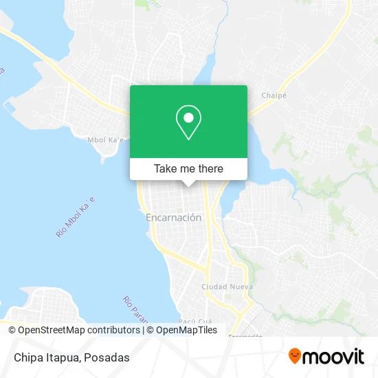 Chipa Itapua map