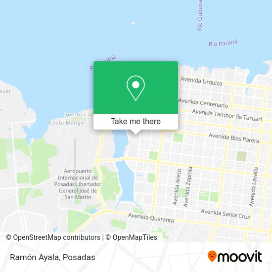 Ramón Ayala map