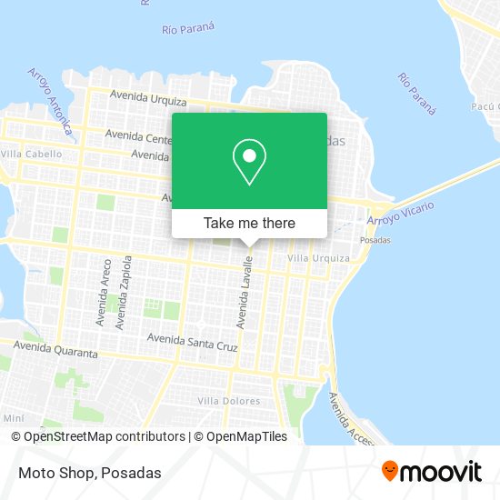 Moto Shop map