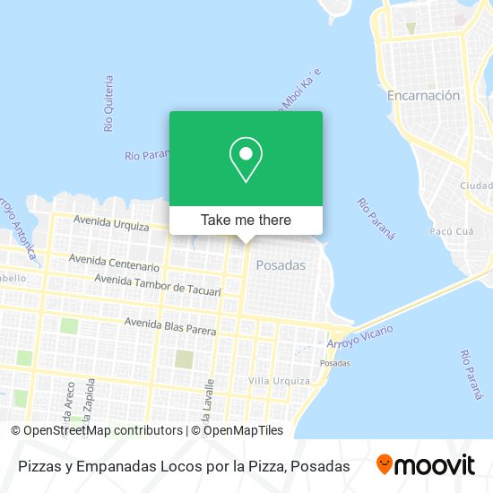Pizzas y Empanadas Locos por la Pizza map