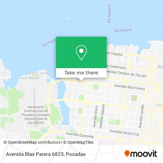 Avenida Blas Parera 6825 map