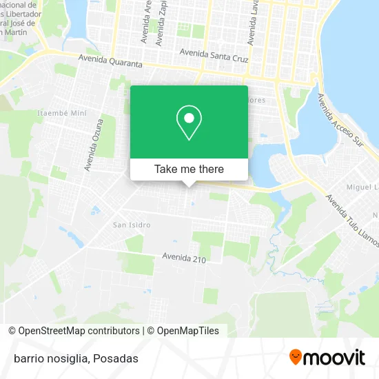 barrio nosiglia map
