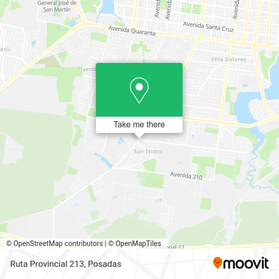 Ruta Provincial 213 map
