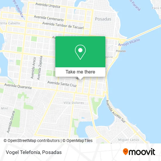 Vogel Telefonía map