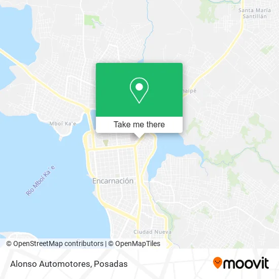 Alonso Automotores map