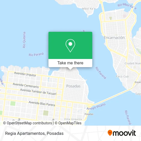 Regia Apartamentos map