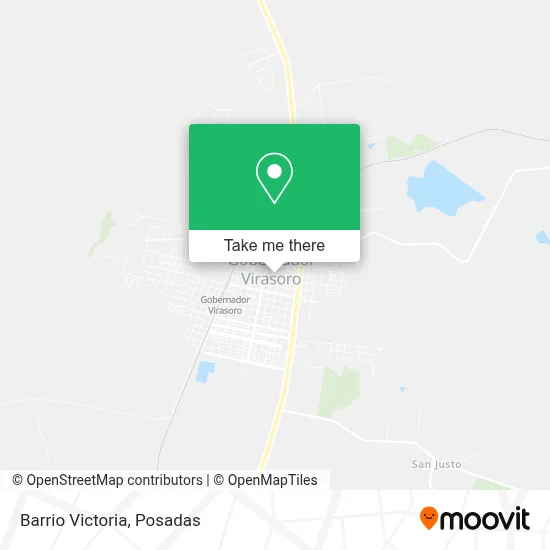 Barrio Victoria map