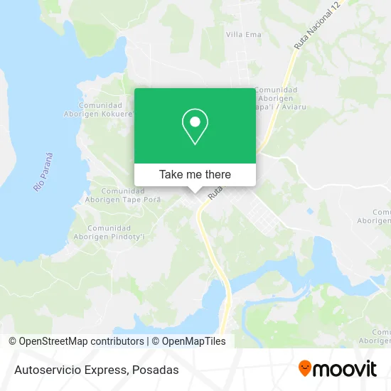 Autoservicio Express map