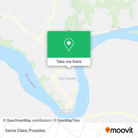 Santa Clara map