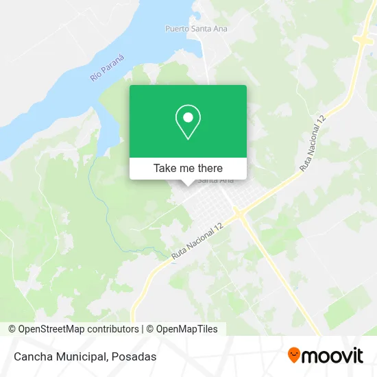 Cancha Municipal map