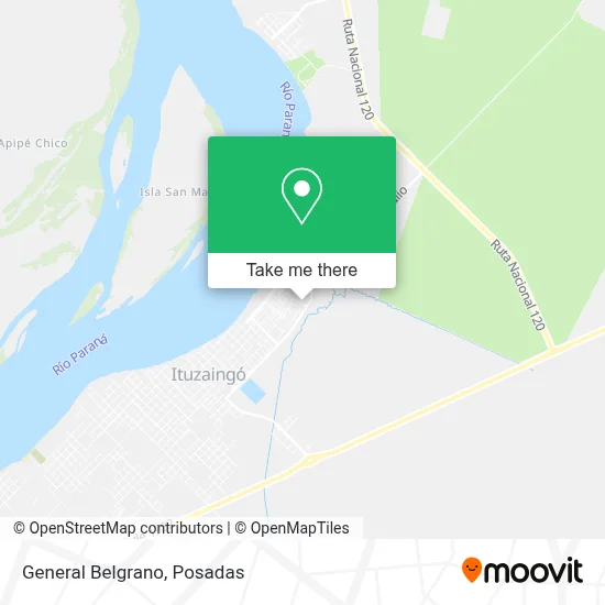 General Belgrano map