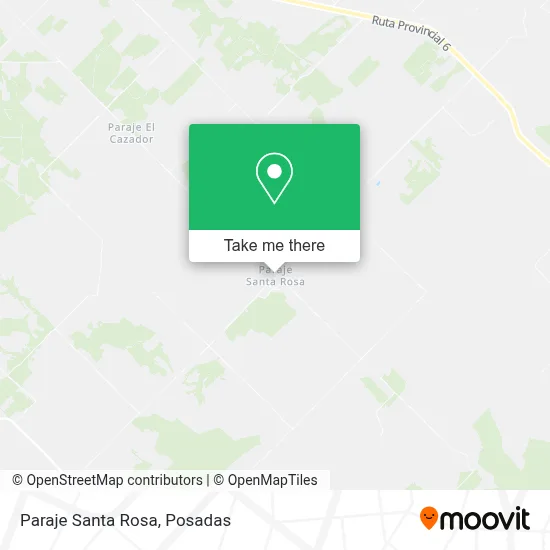 Paraje Santa Rosa map