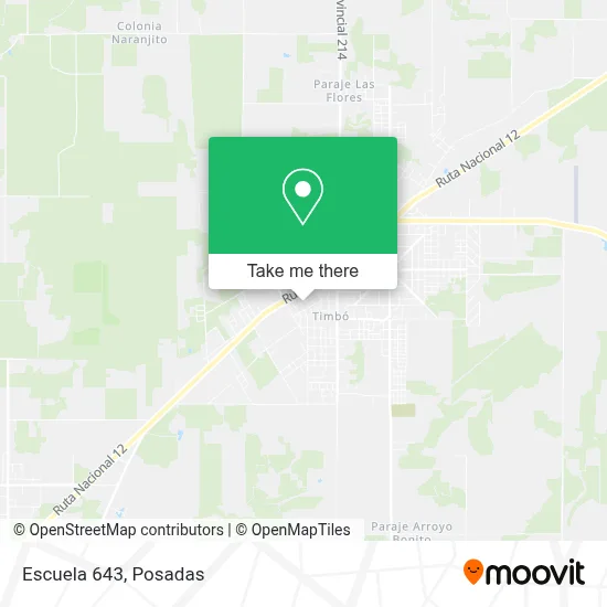 Escuela 643 map