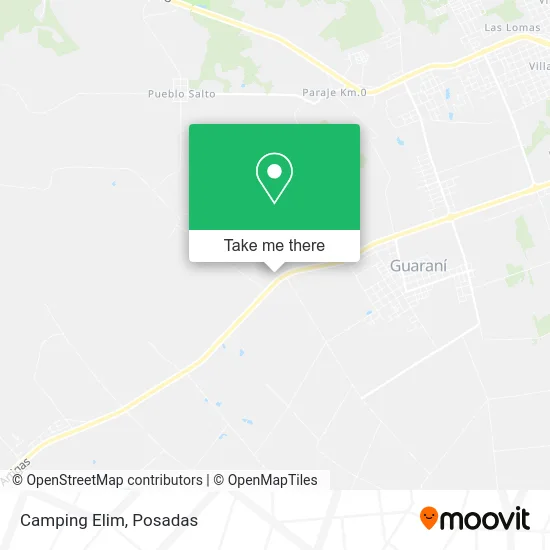 Camping Elim map