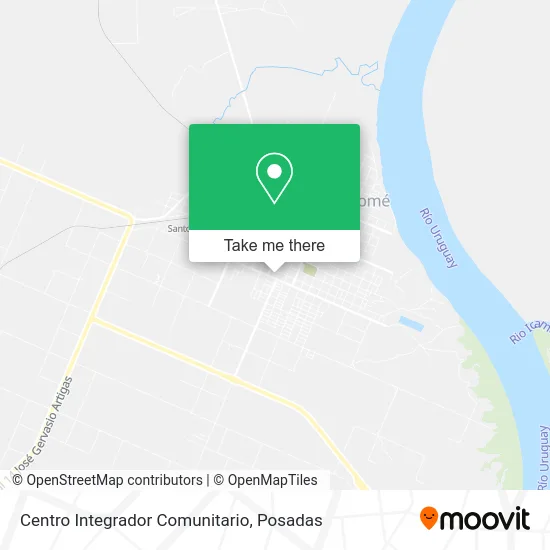Centro Integrador Comunitario map