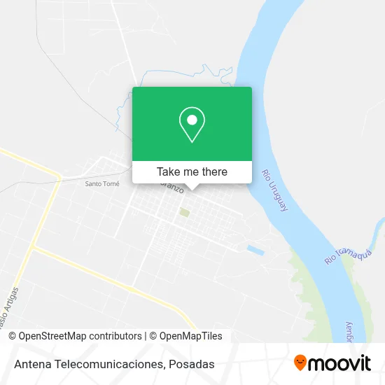 Antena Telecomunicaciones map