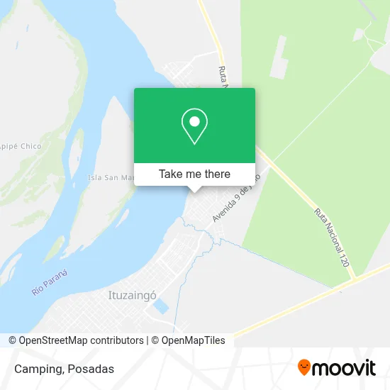 Camping map