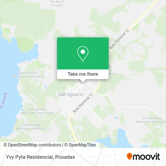 Yvy Pyta Residencial map
