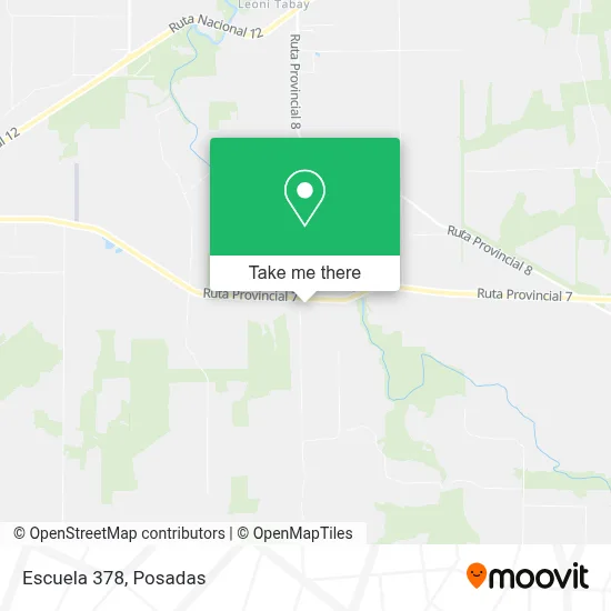 Escuela 378 map