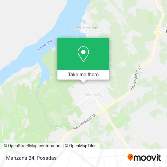 Manzana 24 map