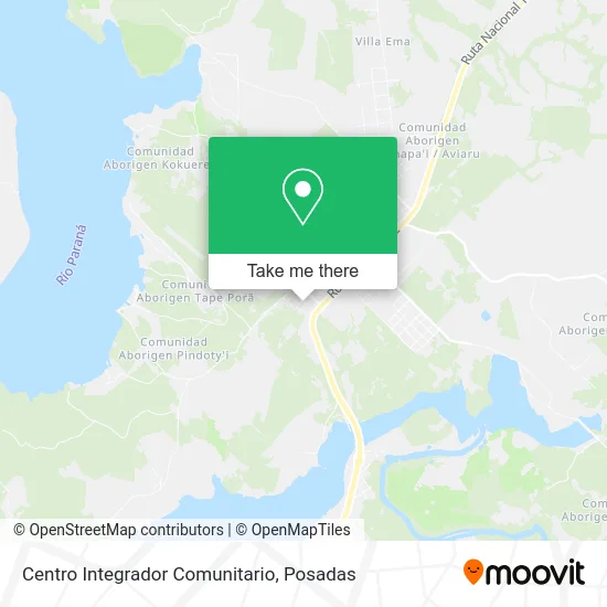 Centro Integrador Comunitario map