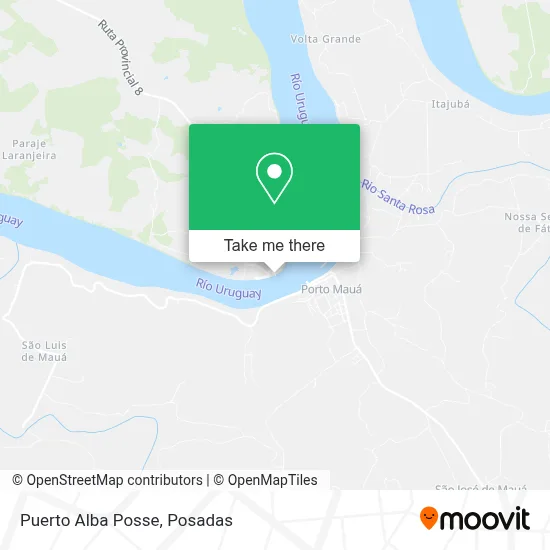 Puerto Alba Posse map