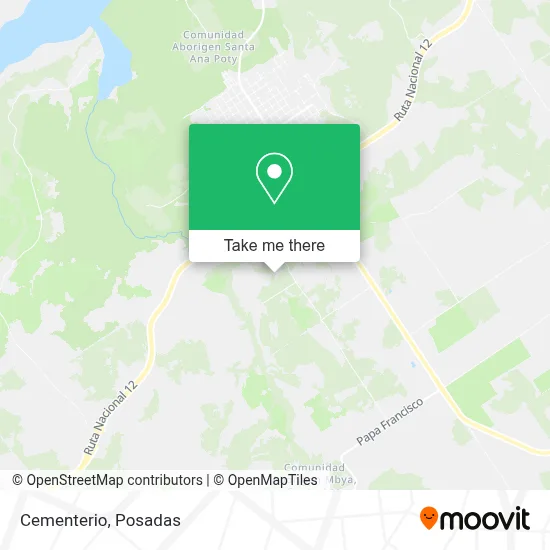 Cementerio map