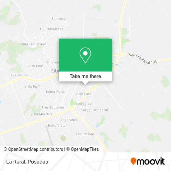 La Rural map