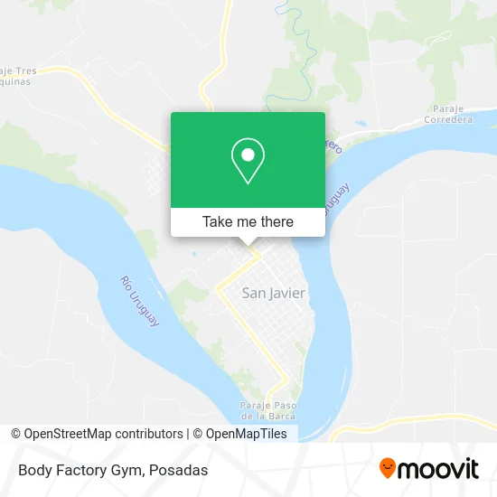 Body Factory Gym map