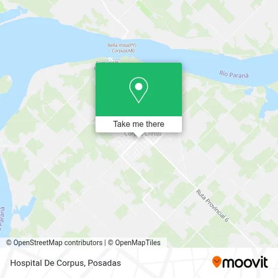 Hospital De Corpus map