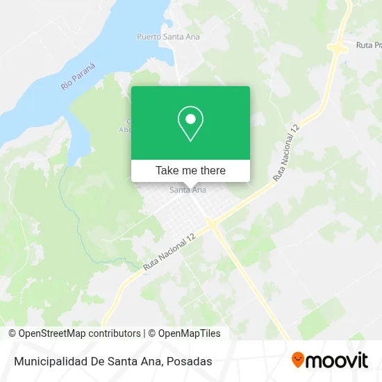 Municipalidad De Santa Ana map