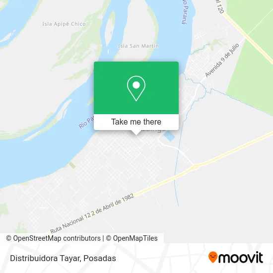 Distribuidora Tayar map