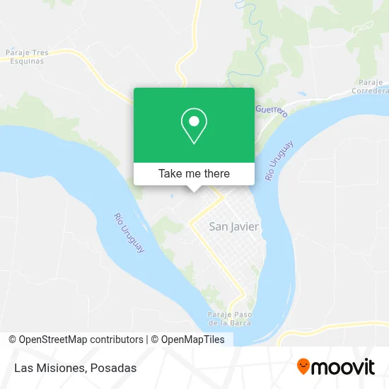 Las Misiones map