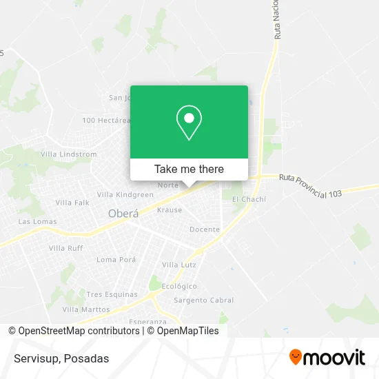 Servisup map