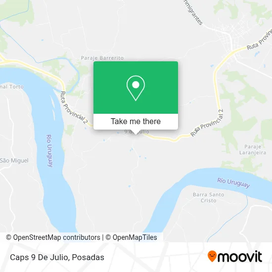 Caps 9 De Julio map