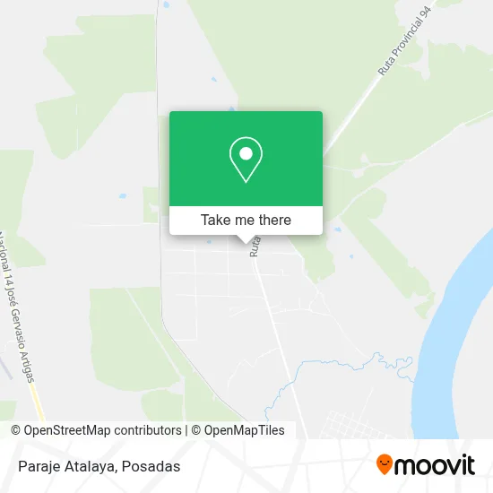 Paraje Atalaya map