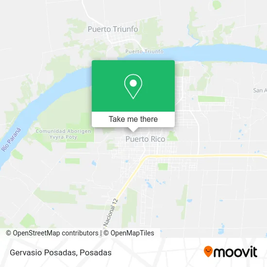 Gervasio Posadas map
