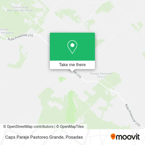 Caps Paraje Pastoreo Grande map