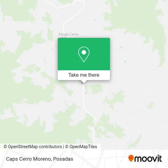 Caps Cerro Moreno map