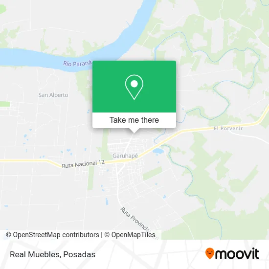 Real Muebles map