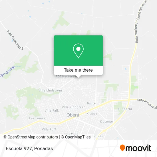 Escuela 927 map